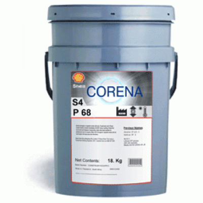 Shell,Синтетическое, Компрессорное масло. Corena S4 P 68