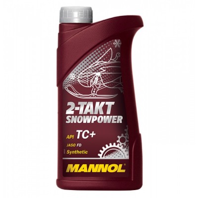 MANNOL 2-Takt Snowpower API TC+ , моторное масло для двухтактных двигателей на уникальное масло на синтетической основе.