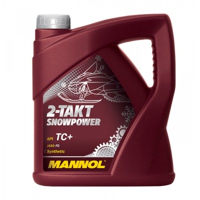 MANNOL 2-Takt Snowpower API TC+ , моторное масло для двухтактных двигателей на уникальное масло на синтетической основе.
