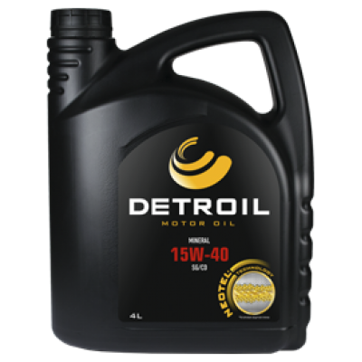 Моторное масло,DETROIL 15W-40 SG/CD MINERAL