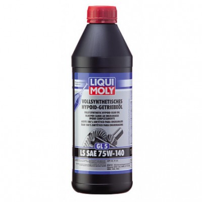 Трансмиссионное масло,LIQUI MOLY Vollsynthetisches Hypoid-Getriebeoil (GL-5) LS 75W-140