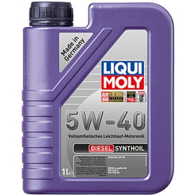 Синтетическое моторное масло  LIQUI MOLY Diesel Synthoil 5W-40