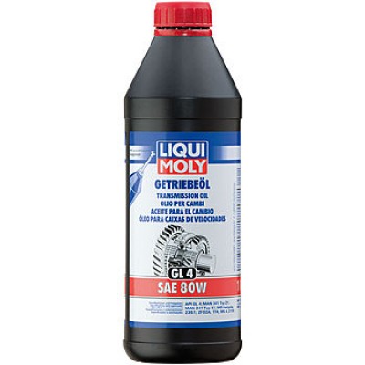 Минеральное трансмиссионное масло LIQUI MOLY Getriebeoil (GL-4) 80W