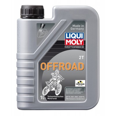Полусинтетическое моторное масло для 2-тактных мотоциклов LIQUI MOLY  Motorbike 2T Offroad