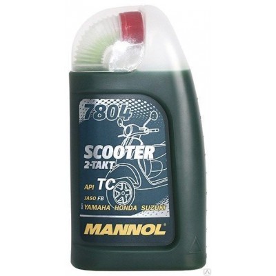 MANNOL 7804 Scooter 2-Takt API TC 500ml, моторное масло для двухтактных двигателей, моторное масло для скутеров