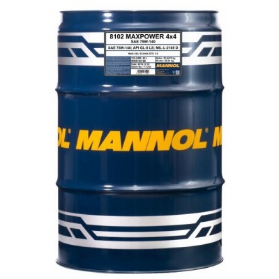 Синтетическое, трансмиссионное моторное масло MANNOL maxpower 4x4 75w-140 
